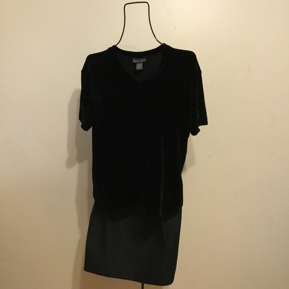 Women's Banana Republic | Velvet Blouse Black
